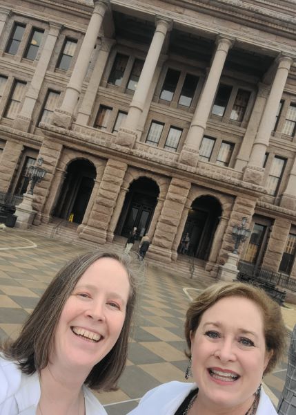 Drs. Combs and Fuller at Capitol